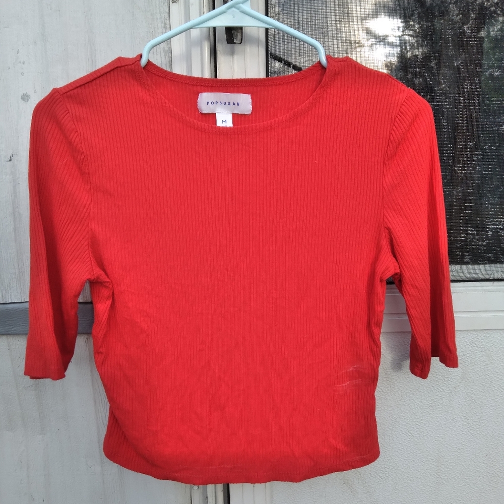 Half way sleeve crop top